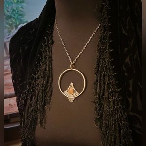 Sela Pendant/Sunstone Necklace